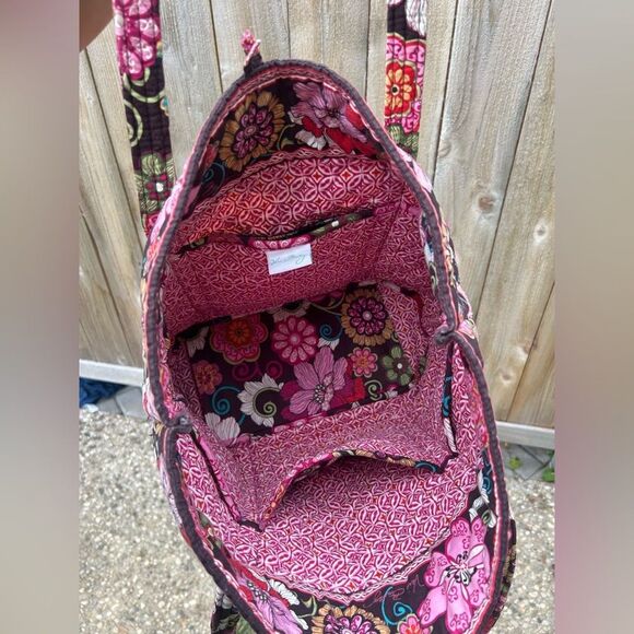 Vera Bradley Floral Large Shoulder Bag - Picture 5 of 8